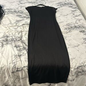 Black ankle dress